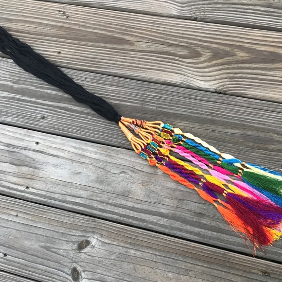 Hair Paranda Blck MultiColor Traditional Accessory - Picture 5 of 8